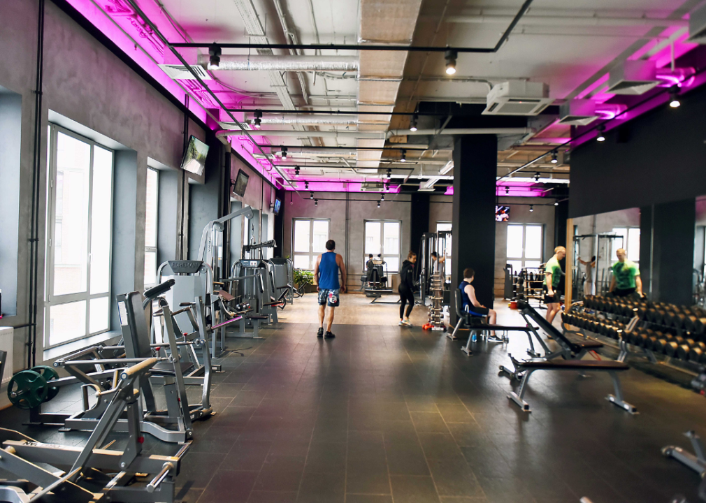Exercise throughout your stay
